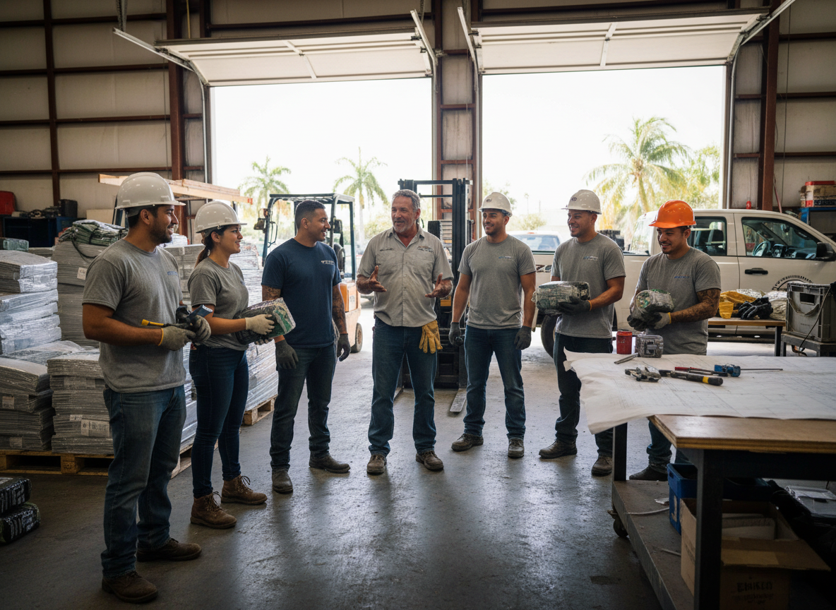 The ApexMenders team at work in Cutler Bay