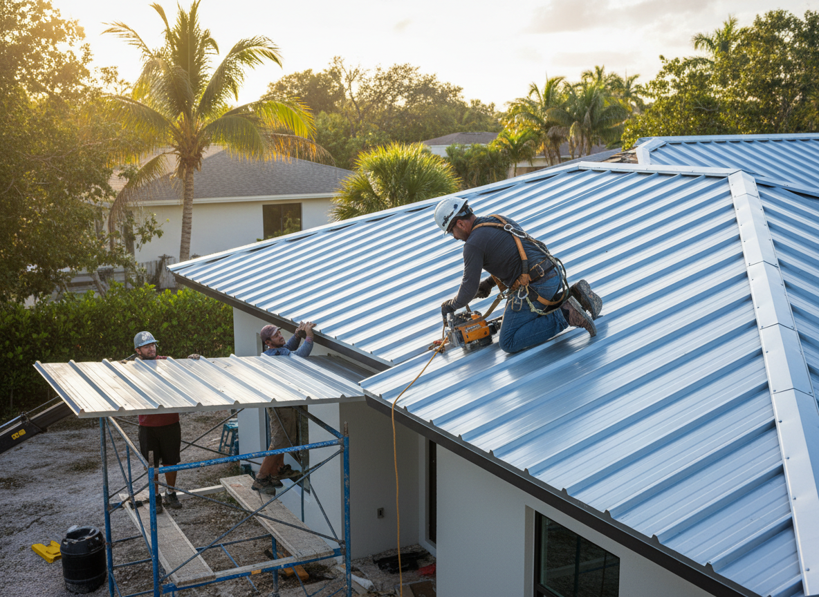 steel roofing contractors in Cutler Bay